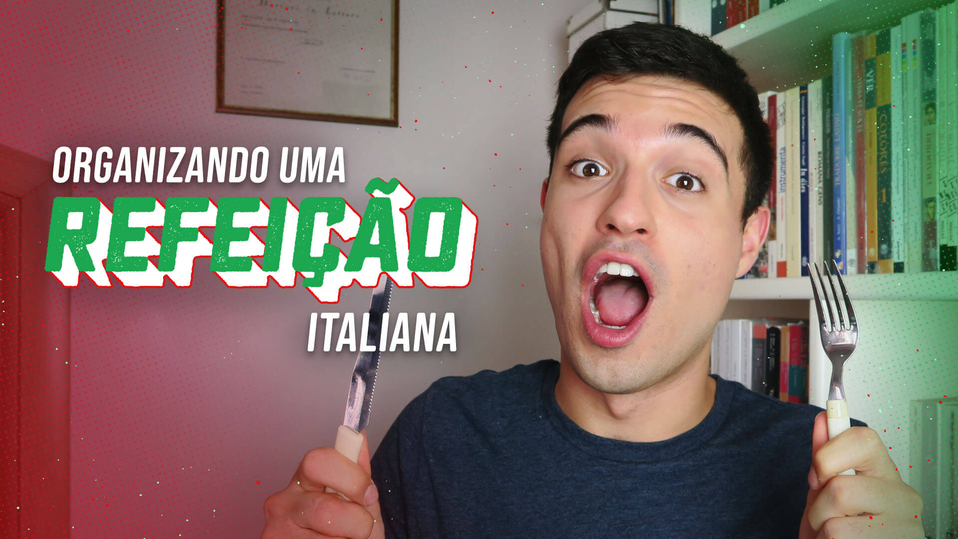 Organizando uma refeição italiana