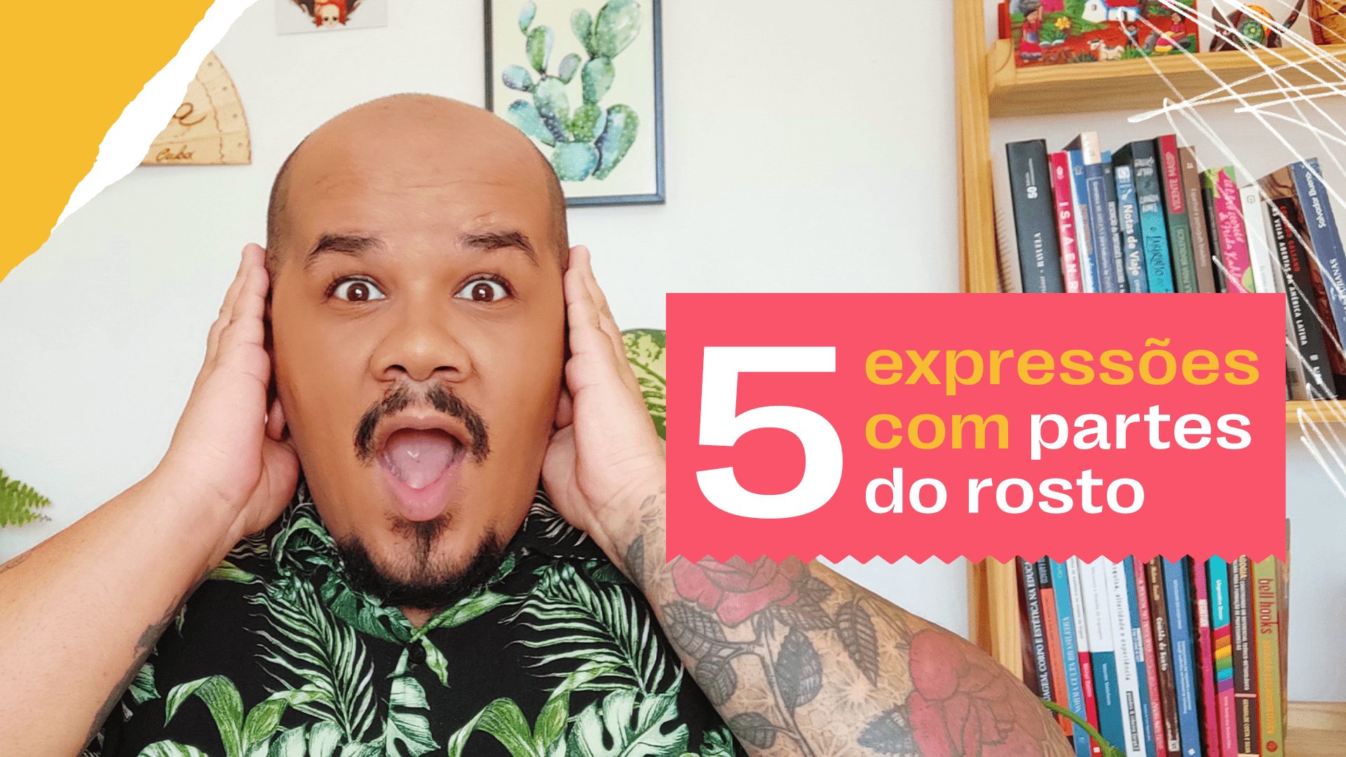 5 expressões com partes do rosto em espanhol