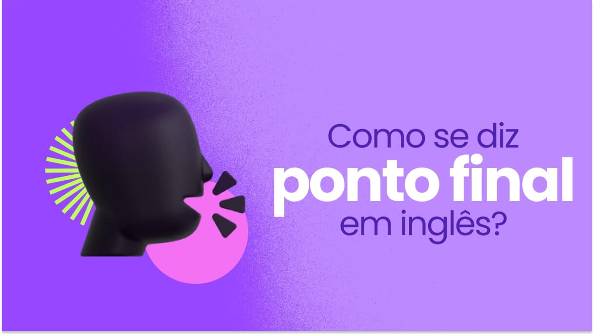 Ponto final em inglês