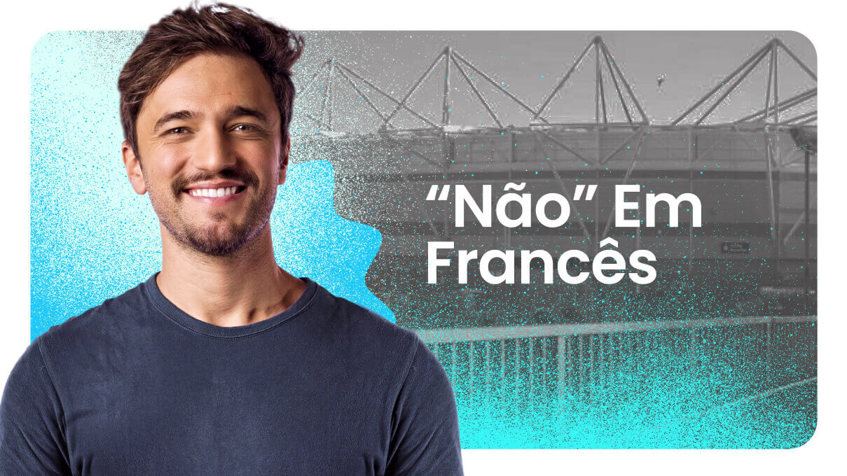 Não em francês