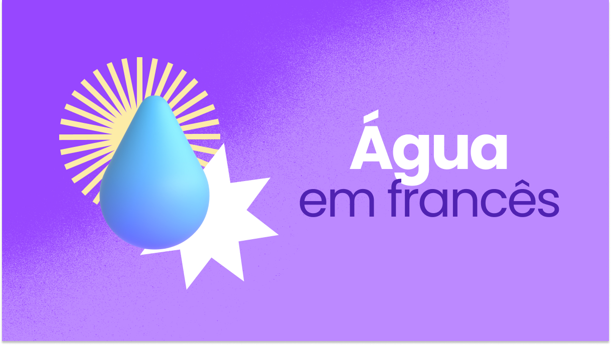 agua em frances