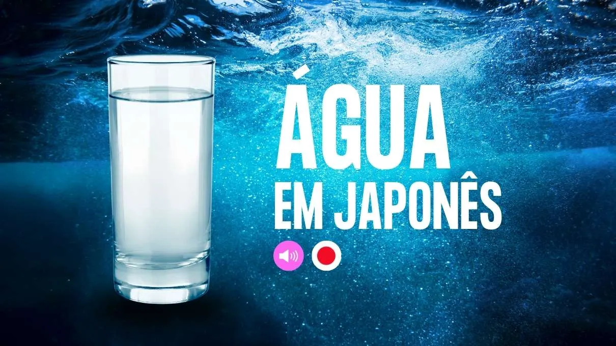 água em japones