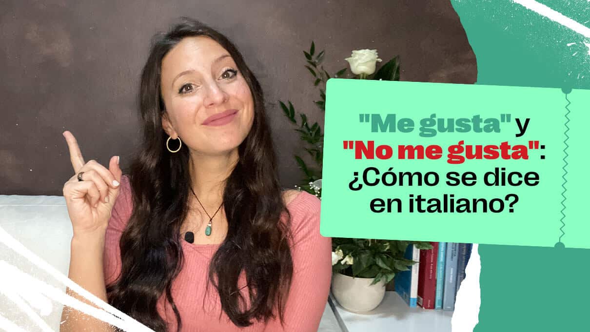 "Me gusta" y "No me gusta": ¿Cómo se dice en italiano?