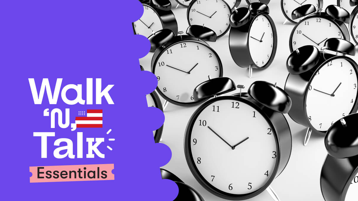walk n talk 45 la cena es a las siete