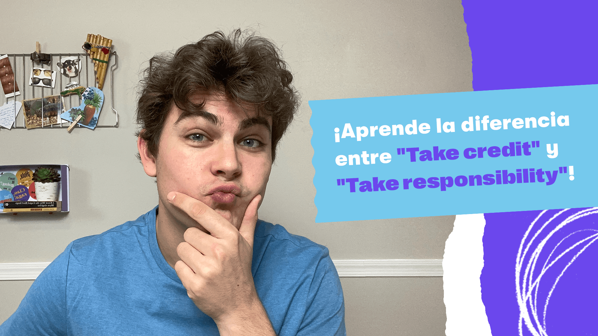la diferencia entre to take credit y to take responsibility